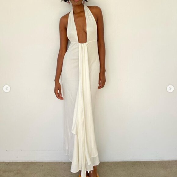 Savannah Morrow Dresses & Skirts - Savannah Morrow The Label Mariella Ivory Maxi Dress